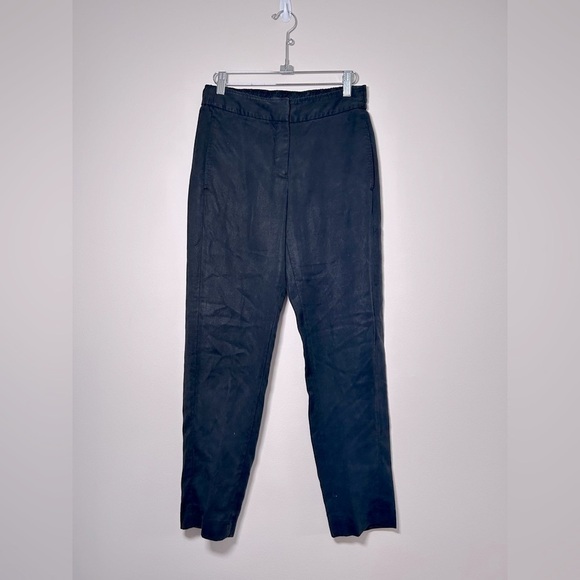 Babaton by Aritzia Soft Lyocell Trousers Relaxed Fit Lightweight Black Size 2 - Picture 1 of 8